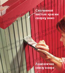 окрасочные работы по дереву